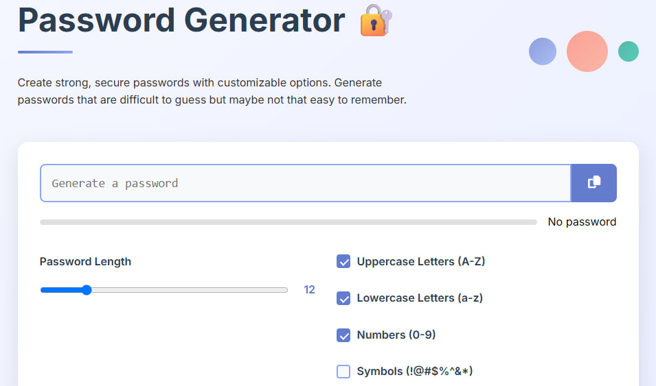 Password Generator