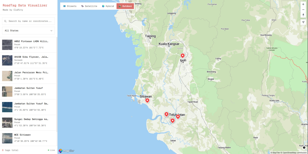 JKR Road Construction Tagging Visualizer
